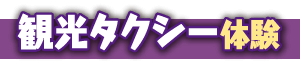 観光タクシー体験